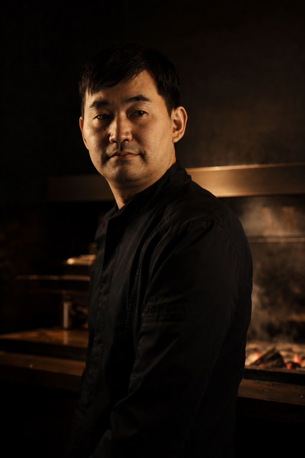 Portrait of Chef Ryujiro Amemori